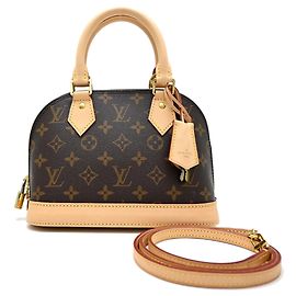 Louis Vuitton Alma BB Handtasche in Monogram Brown
