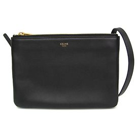 Céline Bolso de hombro de piel Trio Small para mujer Celine