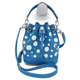 Louis Vuitton Monogram Empreinte LV x Yayoi Kusama Nano Noe Handbag