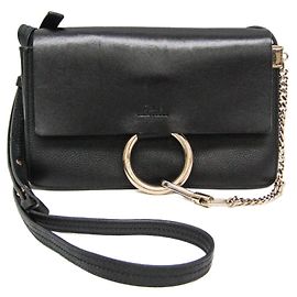 Borsa a tracolla in pelle Chloé Faye da donna