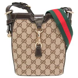 Gucci GG Canvas Mini Bucket Schultertasche