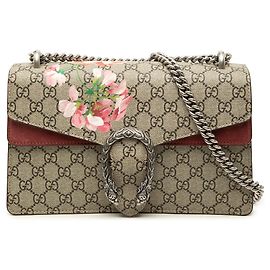 Sac à épaule Gucci Beige Medium GG Supreme Blooms Dionysus