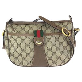BORSA A TRACCOLLA GUCCI OLD GUCCI SHERRY LINE GG SUPREME CANVAS