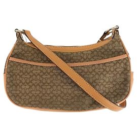 COACH Mini Signature Canvas Schultertasche