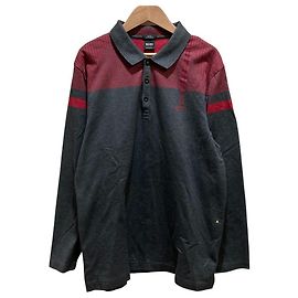 Hugo Boss Polo de punto de manga larga SLIM FIT LUXURY COTTON