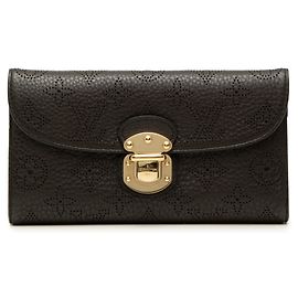 Louis Vuitton Monogram Mahina Portefeuille Amelia Long Wallet
