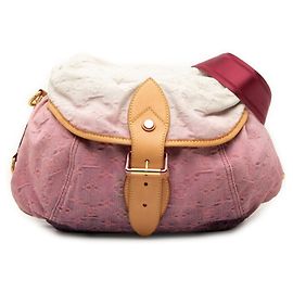 Louis Vuitton Monogram Denim Sunshine Crossbody Shoulder Bag