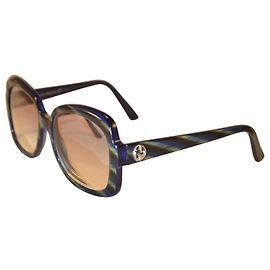 Gucci GG3190/S Sonnenbrille aus blauem und grünem Acetat