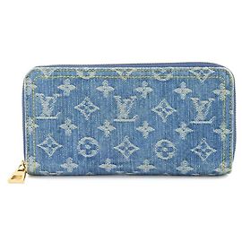 Louis Vuitton Monogram Denim Long Wallet