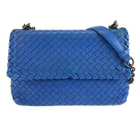 Borsa a tracolla Bottega Veneta Intrecciato Olympia con catena