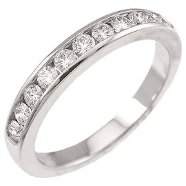 Autre Marque Anillo alianza medio círculo Tiffany & Co. en platino