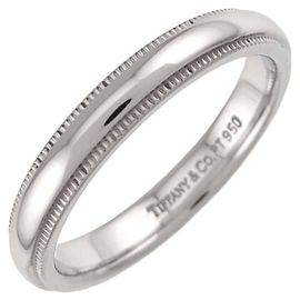 Autre Marque Anello Fascia Milgrain in Platino Tiffany & Co.