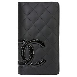 Carteira longa bi-fold Chanel Cambon Line