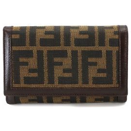 Fendi Zucca Bi-fold Langbörse