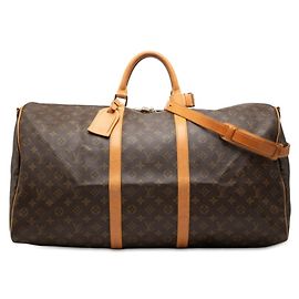 Louis Vuitton Monogram Keepall Bandoulière 60 Boston Bag