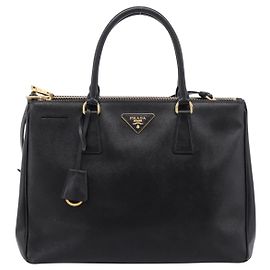 Prada Galleria Double Zip Saffiano Leather Medium