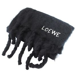 Estola de mohair negra Loewe