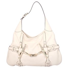 Bolso Hobo Gucci 85th Anniversary Horsebit de cuero marfil