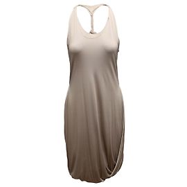Vestido Racerback Bottega Veneta Taupe Tamanho IT 42