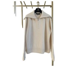 Camisola de cashmere com fecho Loro Piana bege XS