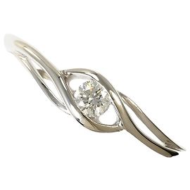Autre Marque Anillo alianza de platino y diamantes