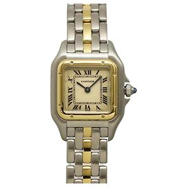 Cartier Panthère 1-Row SM W25029B5 Damenarmbanduhr zweifarbig