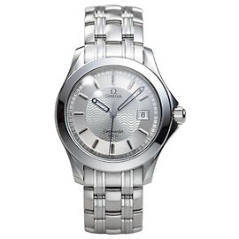 Omega Seamaster Professional 120M Orologio Vintage Quartz Argento da Uomo Data 36 mm
