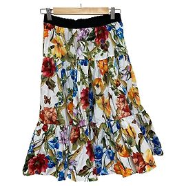 Dolce & Gabbana Falda larga Dolce&Gabbana con estampado de flores e insectos