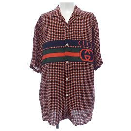 Camicia Gucci a maniche corte in seta