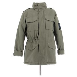 Zadig & Voltaire Manteau kaki avec fourrure intérieure