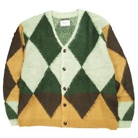 Autre Marque B:MING by BEAMS ambiance Cárdigan de acrílico con patrón de diamante shaggy