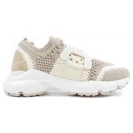 Baskets Tod's Kate en cuir beige
