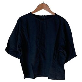 Autre Marque Spick and Span Hybrid Ramie T Top