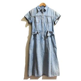 Autre Marque Vestido de denim MSGM azul claro