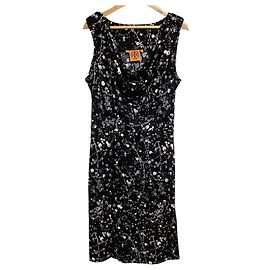 Vestido de seda Tory Burch con estampado Paint Splash