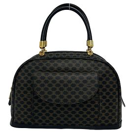 Céline Bolso de mano de cuero Celine Macadam Blazon Pattern