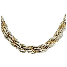 Autre Marque Colar Longo Tiffany 925 750 Twist Chain