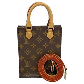 Louis Vuitton Monogram Petite Sac Plat Handtasche M81295