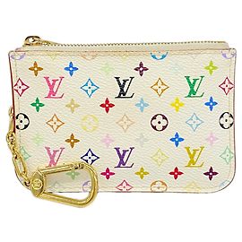 Louis Vuitton Monogram Multicolor Pochette Clé Carteira/Porta-moedas