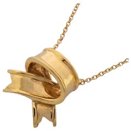 Autre Marque Collana Ribbon di Tiffany & Co. in oro giallo 18K