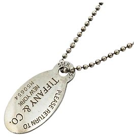 Autre Marque Collana Tiffany & Co. Return to Oval in argento sterling