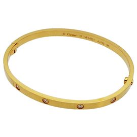 Bracelete Cartier Love em Ouro Amarelo 18K