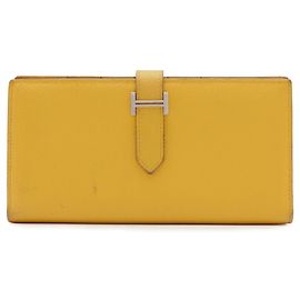 Hermès Carteira longa bi-fold Hermes Bearn Soufflé