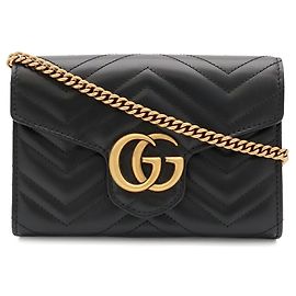 Borsa a tracolla Gucci GG Marmont in pelle matelassé