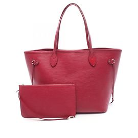 Louis Vuitton Neverfull MM Epi Fuchsia Tote Bag