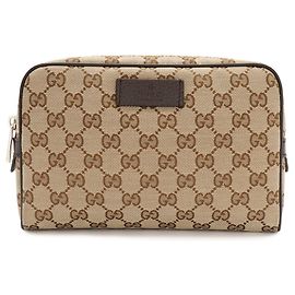 Gucci GG Canvas Umhängetasche Braun Beige