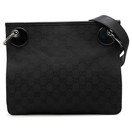 Borsa a tracolla Gucci Black GG Canvas Eclipse