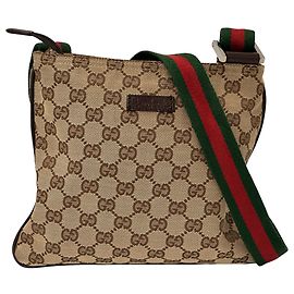 Bolso Gucci GG Canvas Brown
