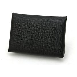 Hermès Porta-cartões e moedas Hermes Calvi Duo