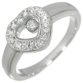 Chopard Happy Diamond Heart Ring in 18K White Gold